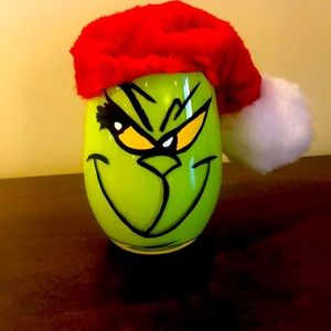HAND CRAFTED- Upcycled- Grinch- Santa- Character- Decor